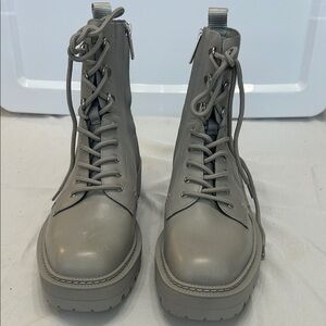 Sam Edelman Gray Combat Boots